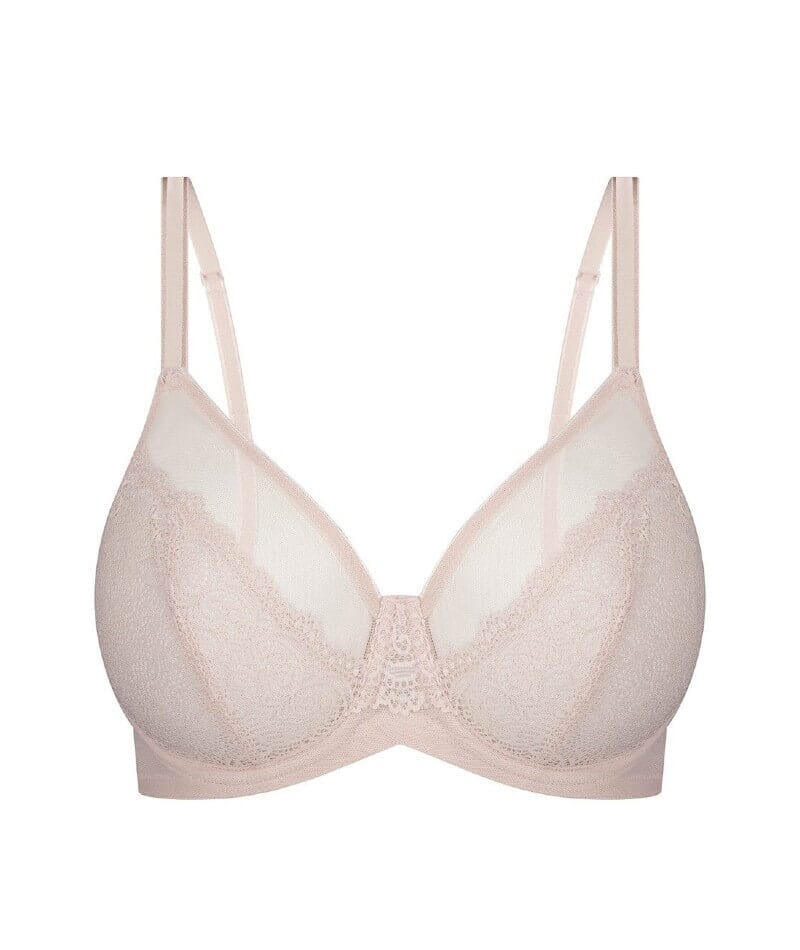 Triumph Sheer Minimizer Bra - Nude Pink – Big Girls Don't Cry (Anymore)