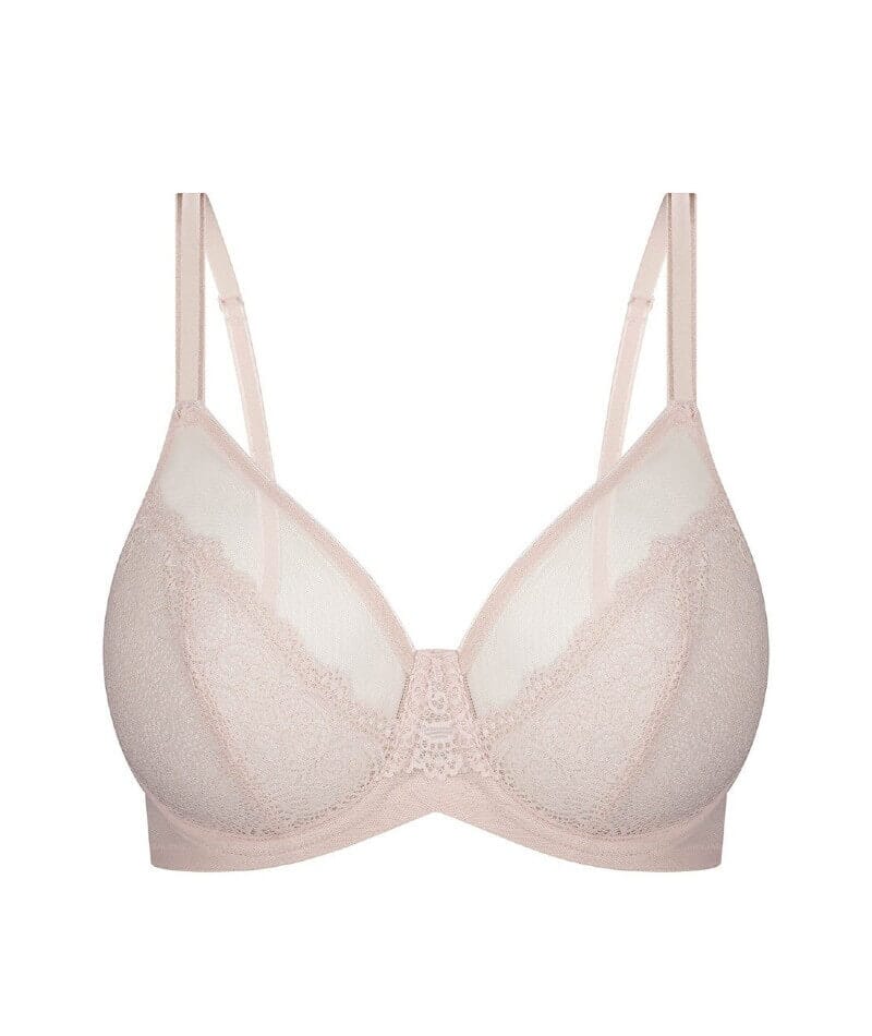 Triumph Sheer Minimizer Bra - Nude Pink Bras 