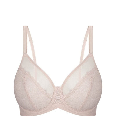 Triumph Sheer Minimizer Bra - Nude Pink Bras 