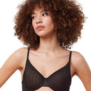 Triumph Signature Sheer Underwired Padded Half Cup Bra - Black