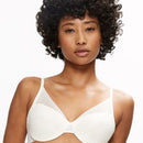 Triumph Signature Sheer Underwired Padded Half Cup Bra - Ecru White
