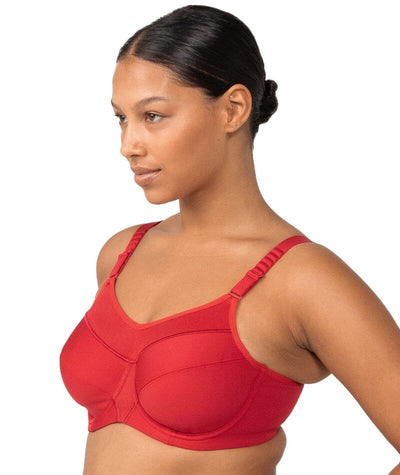 Triumph Triaction Ultra Underwired Sports Bra - Shanghai Red Bras 