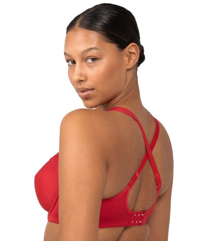 Triumph Triaction Ultra Underwired Sports Bra - Shanghai Red Bras 