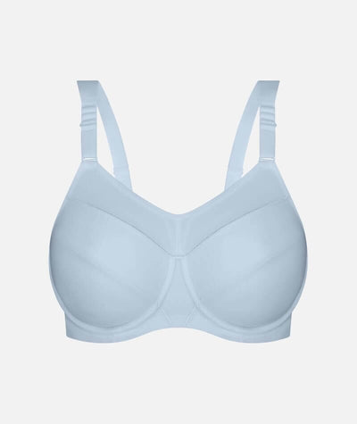 Triumph Triaction Ultra Underwired Sports Bra - Powder Blue Bras 
