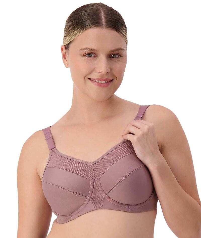 Triumph Triaction Ultra Underwired Sports Bra - Praline Bras  