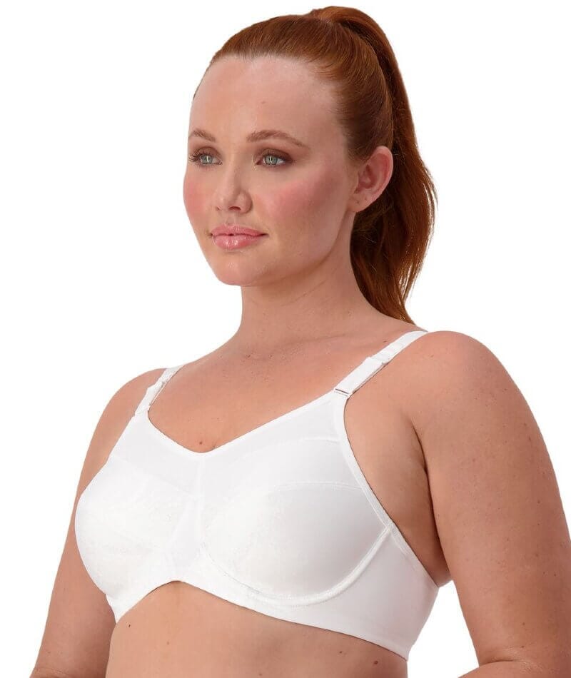 Triumph Triaction Ultra Underwired Sports Bra - White Bras 