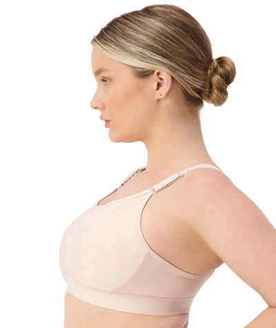 Triumph Triaction Ultra Wire-free Sports Bra - Fig Pink Bras 