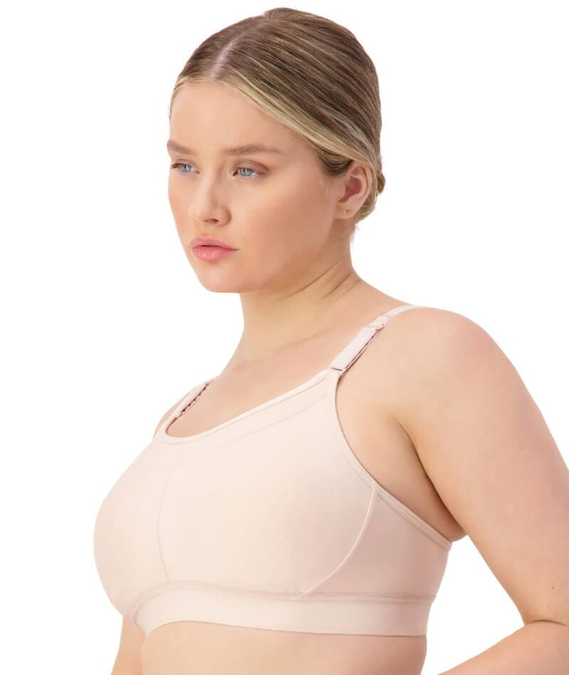 Triumph Triaction Ultra Wire-free Sports Bra - Fig Pink Bras 