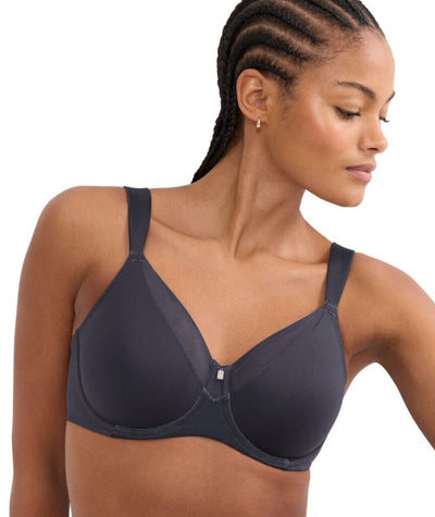 Triumph True Shape Sensation Minimiser Underwire Bra - Ink Gray – 14E
