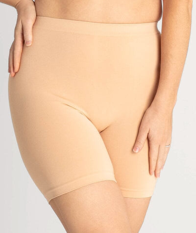 Underbliss Seamless Bamboo Blend Anti-Chafing Shorts - Frappe Shapewear 