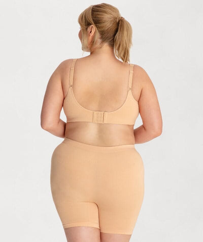 Underbliss Seamless Bamboo Blend Comfort Wire-free Bra - Frappe Bras 