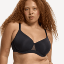 Nala Knockout Padded Tshirt Bra - Licorice