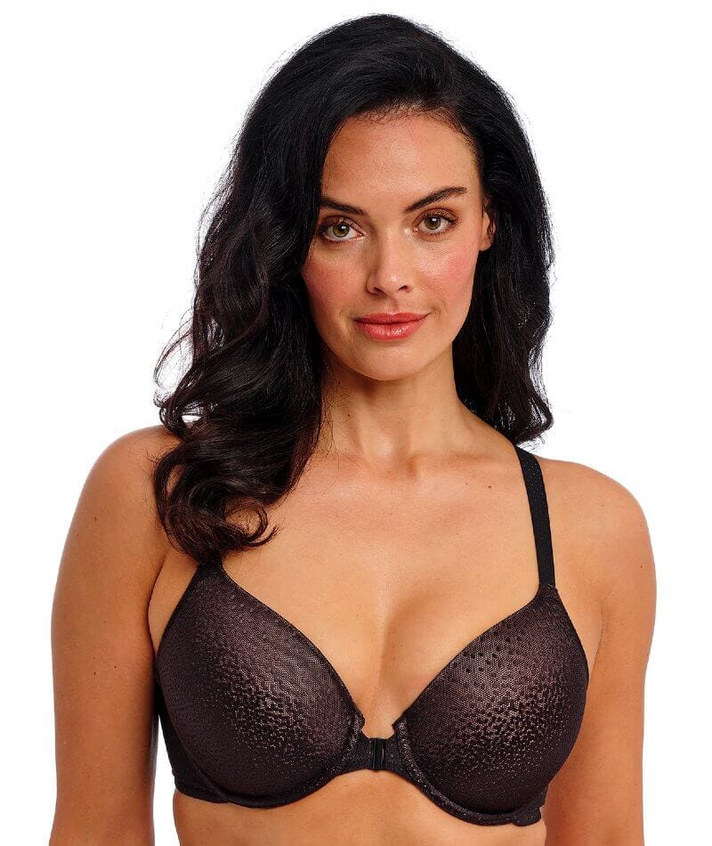 Wacoal Back Appeal Underwire Front-Closure Bra - Black Bras  
