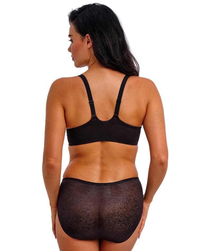 Wacoal Back Appeal Underwire Front-Closure Bra - Black Bras 