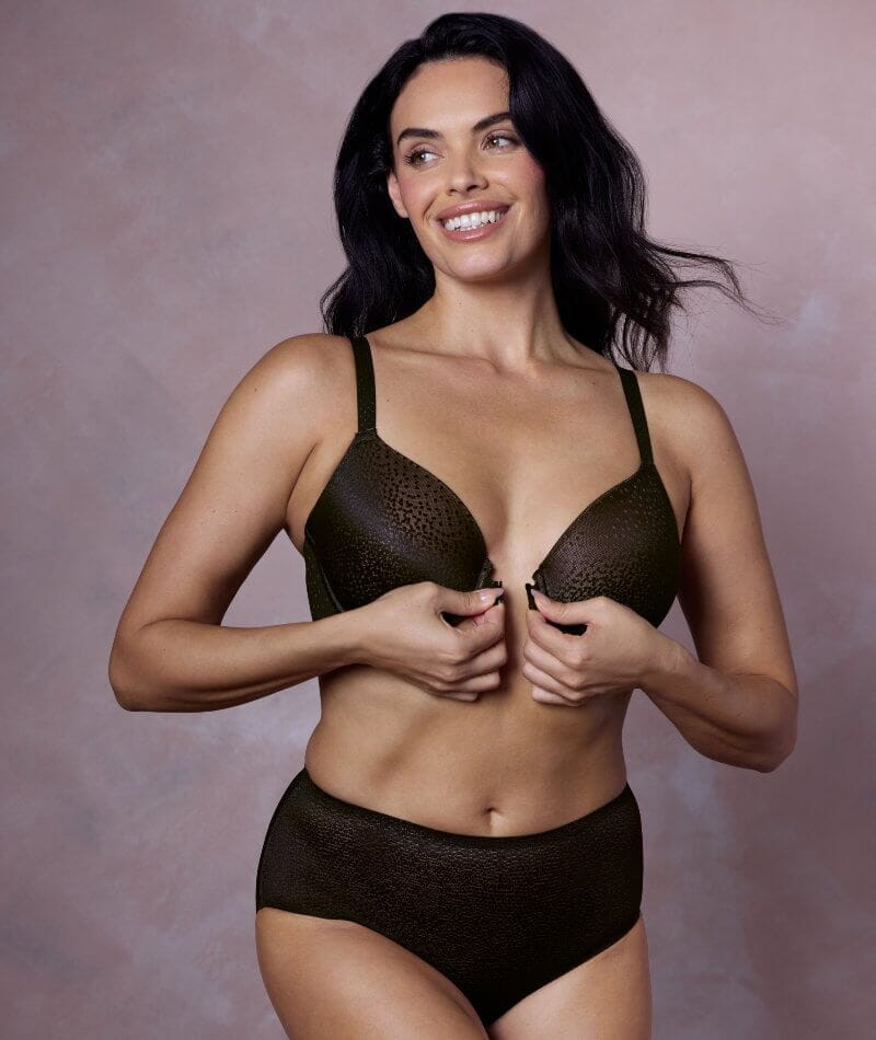 Wacoal Back Appeal Underwire Front-Closure Bra - Black Bras 