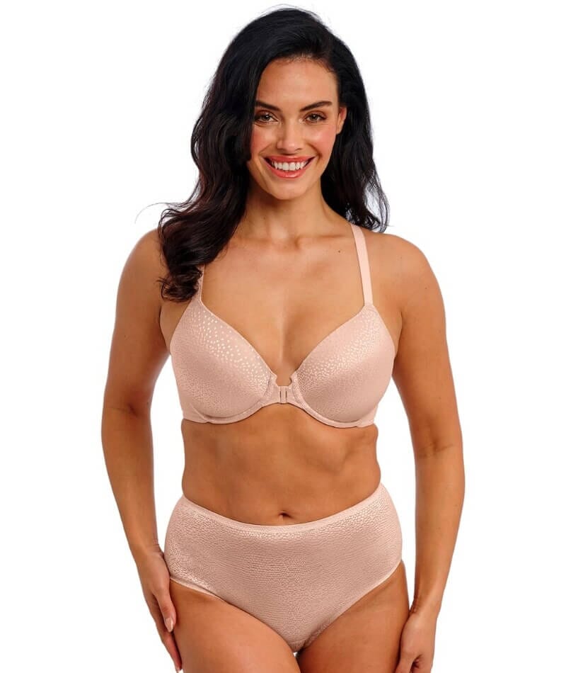Wacoal Back Appeal Underwire Front-Closure Bra - Rose Dust Bras 