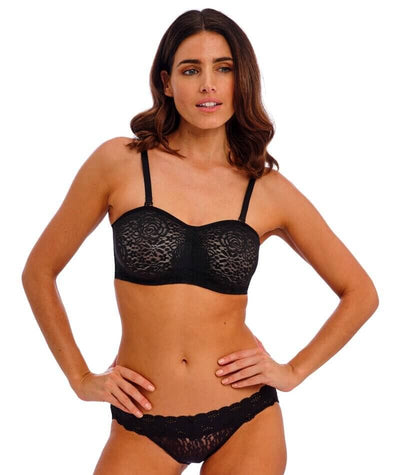 Wacoal Halo Lace Strapless Bra - Black Bras 