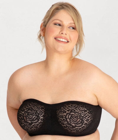 Wacoal Halo Lace Strapless Bra - Black Bras 