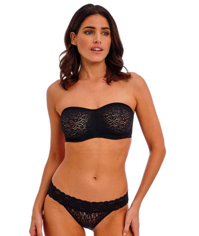 Wacoal Halo Lace Strapless Bra - Black Bras 