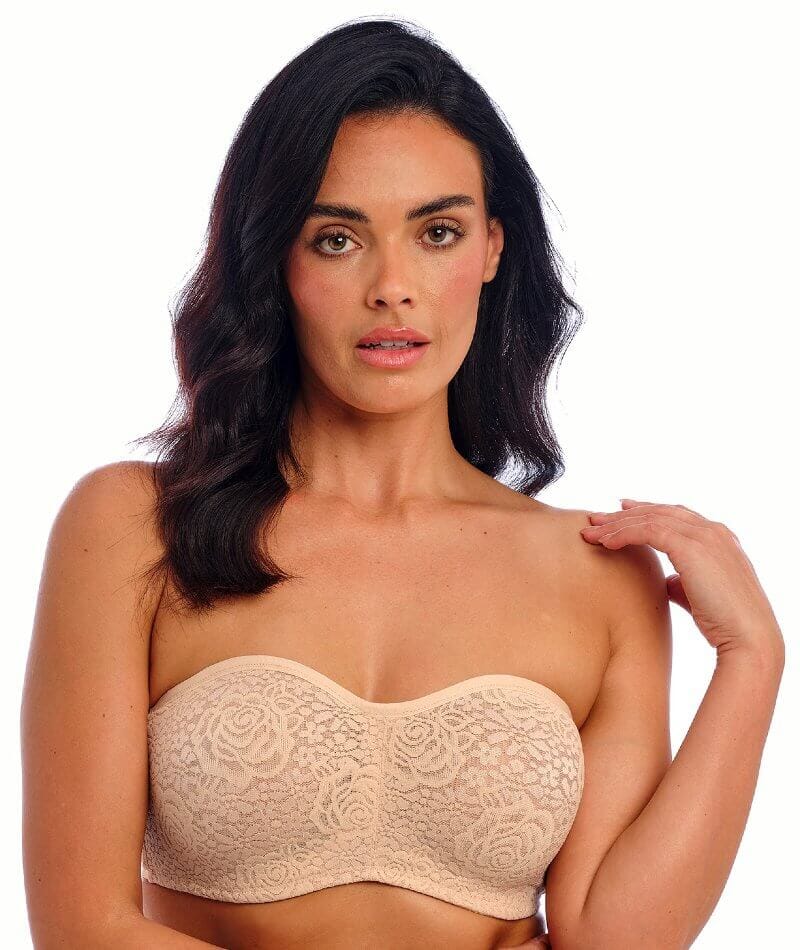 Wacoal Halo Lace Strapless Bra - Nude Bras 