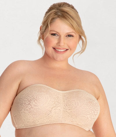 Wacoal Halo Lace Strapless Bra - Nude Bras 