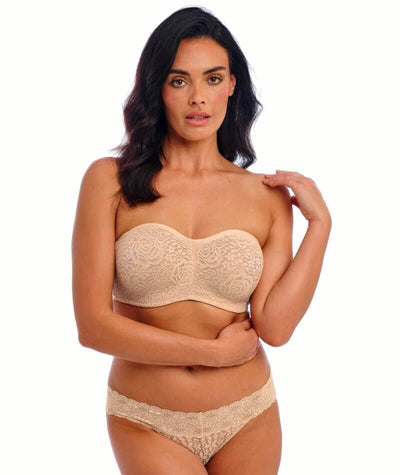 Wacoal Halo Lace Strapless Bra - Nude Bras 