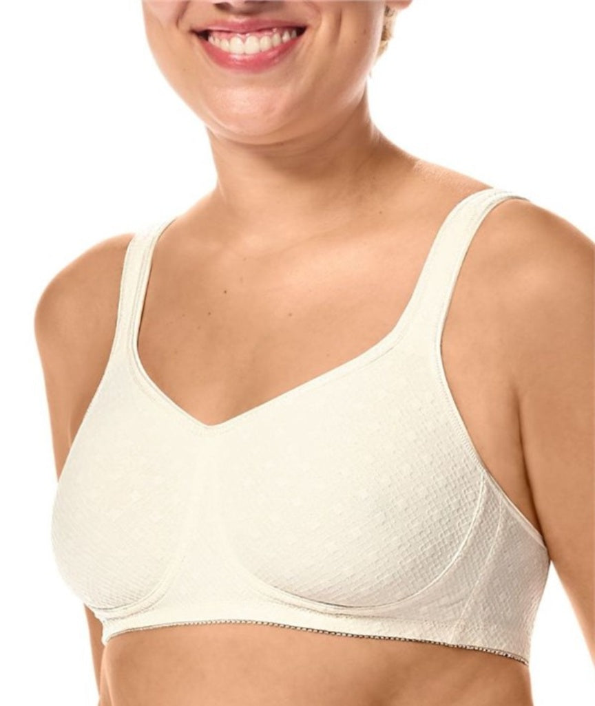Amoena Tiana Wire-Free Bra - Off White 