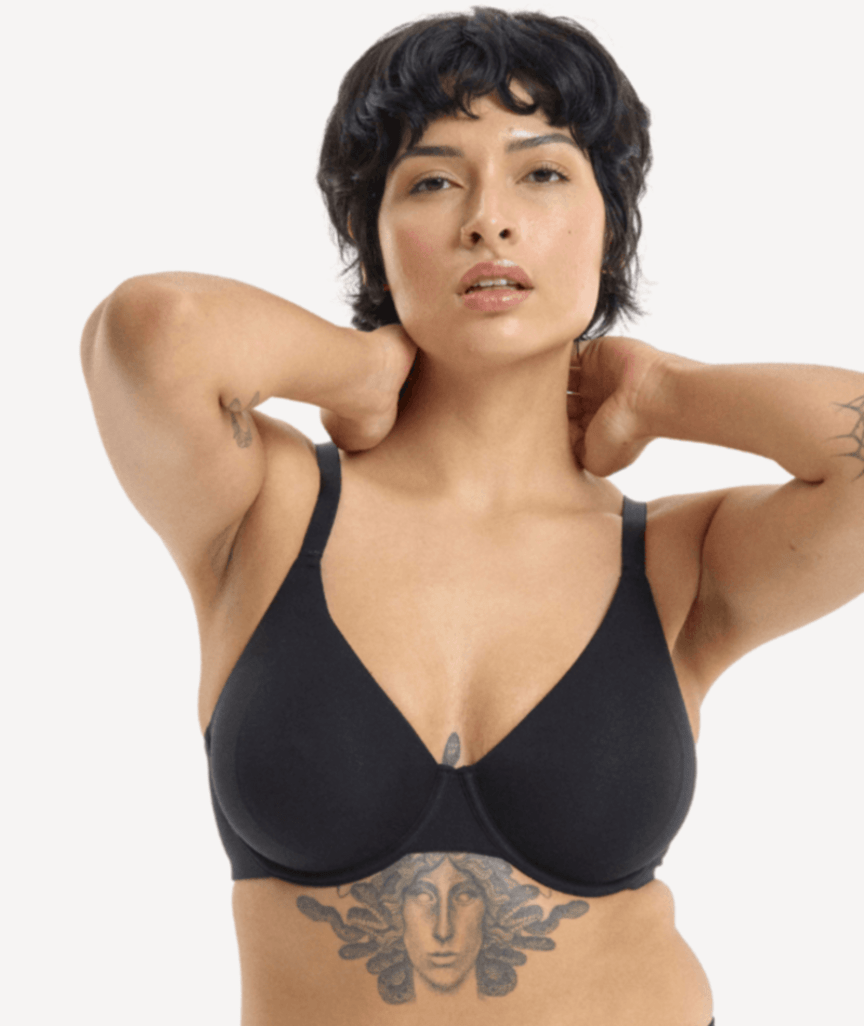 Nala Underwire Bra - Better Than Cotton - Licorice 