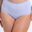 Sloggi Maxi 2 Pack Brief - Pure Blue/Lilac