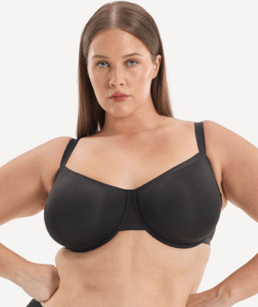 Nala Bio Balconette Bra - Licorice 