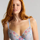 Panache Ana Underwired Plunge Bra - Cornflower