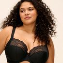 Elomi Lucie Underwire Stretch Plunge Bra - Jet