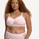 Nala Padded Support Wirefree Bralette Bra - Strawberries & Cream