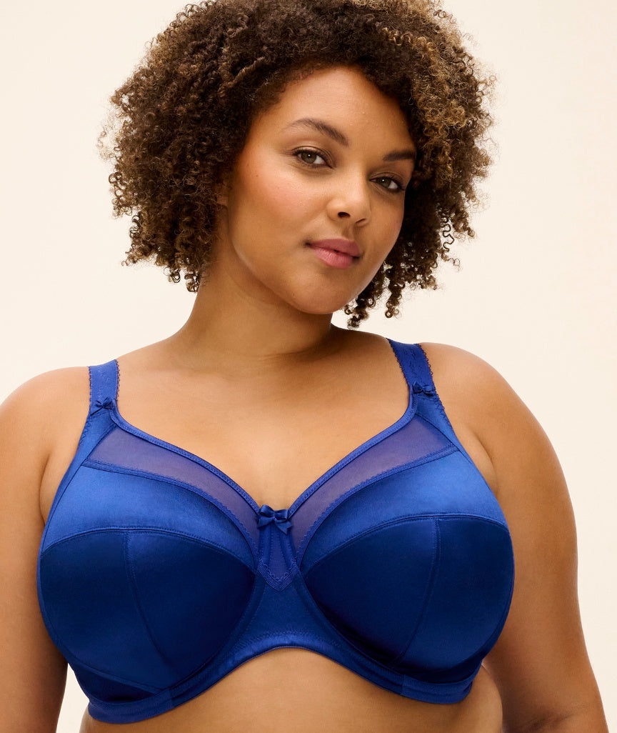 Goddess Keira Underwired Banded Bra - Lapis 