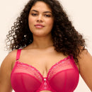 Elomi Matilda Underwired Plunge Bra -  Hot Pink