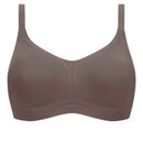 Amoena Wave Pure Non-Wired Bra - Deep Taupe