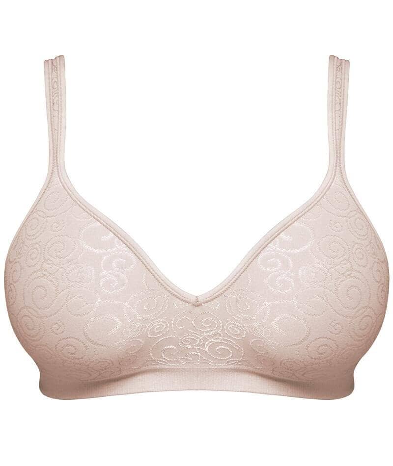 Playtex Play Comfort Revolution Wirefree Smoothtec Band Bra - Soft Leopard  Pattern