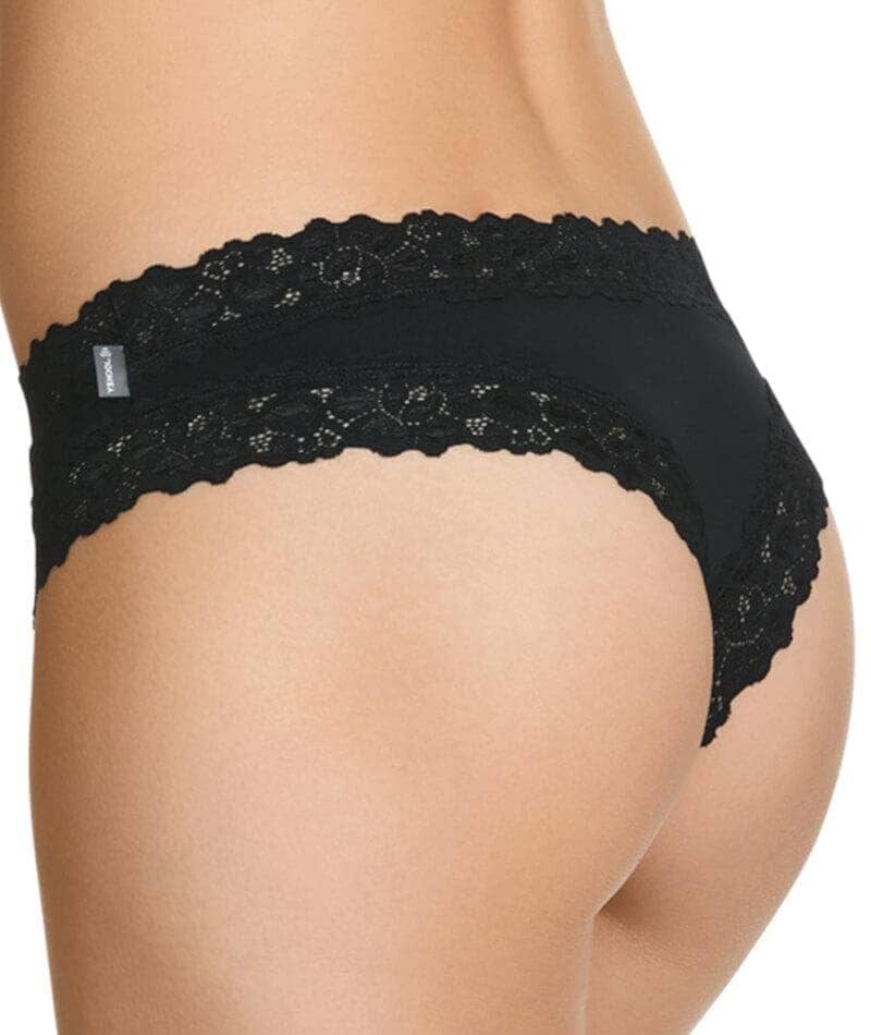 Jockey Parisienne Classic Cheeky Brief - Black Knickers 