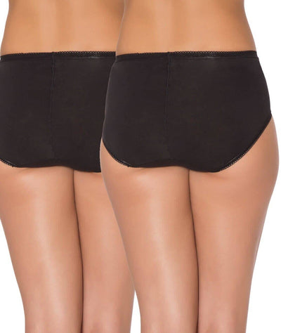 Sloggi Hipster 2 Pack - Black Knickers 