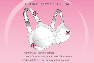 Exquisite Form Fully Original Wirefree Support - Black Bras 