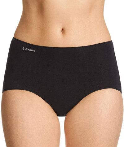 Jockey No Panty Line Promise Bamboo Naturals Full Brief -Black Knickers 