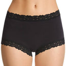 Jockey Parisienne Cotton Full Brief - Black