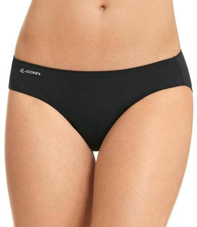 Jockey No Panty Line Promise Tactel Hipster Bikini - Black Knickers 