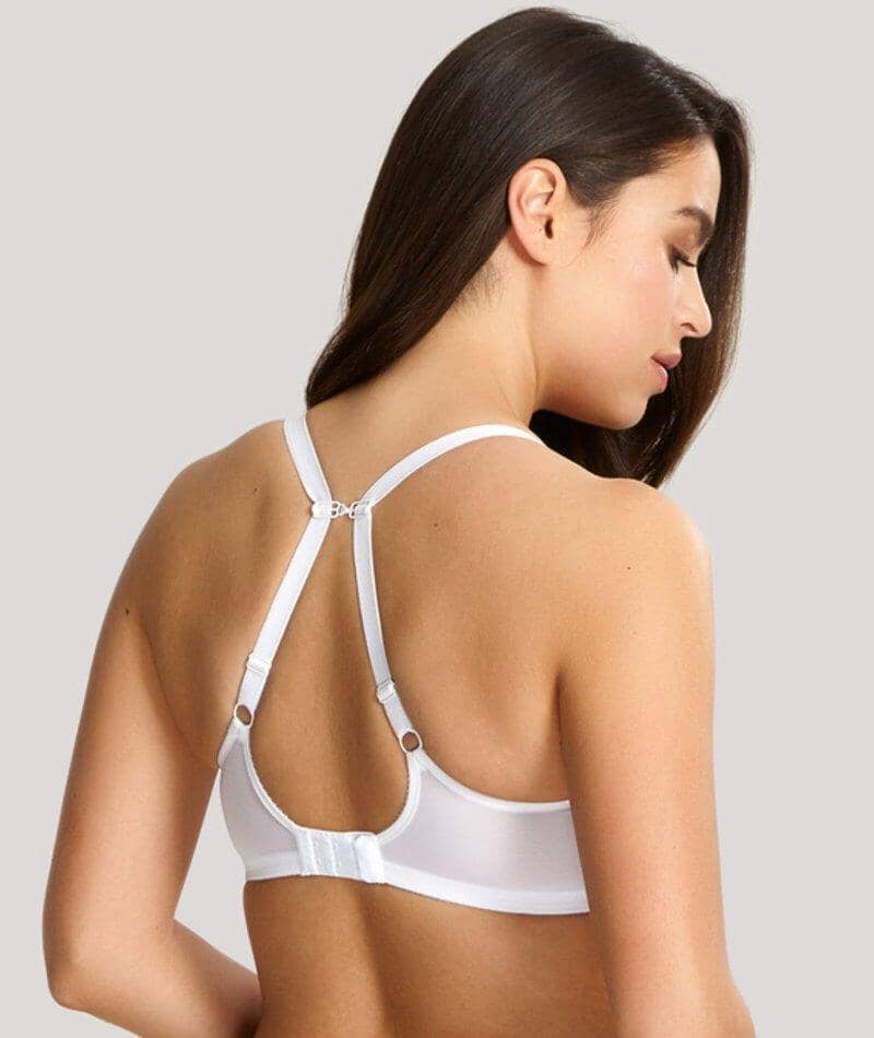 Panache Cari Moulded Spacer Underwired T-Shirt Bra - White Bras 