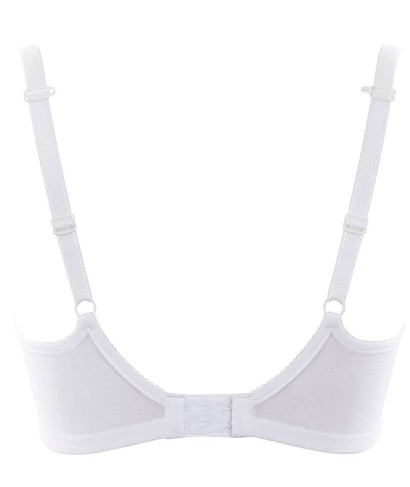 Panache Cari Moulded Spacer Underwired T-Shirt Bra - White Bras 