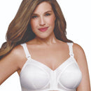 Exquisite Form Fully Front Close Wire-Free Classic Support Bra- White