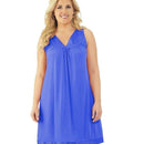 Exquisite Form Short Gown Plus - Rocky Blue