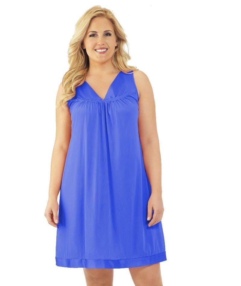 Exquisite Form Short Gown - Rocky Blue Sleep 