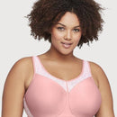 Glamorise High Impact Underwire Sports Bra - Pink Blush