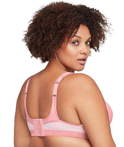 Glamorise High Impact Underwire Sports Bra - Pink Blush Bras 